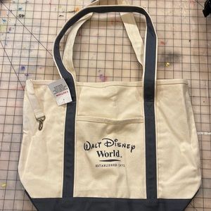 Walt Disney canvas tote.